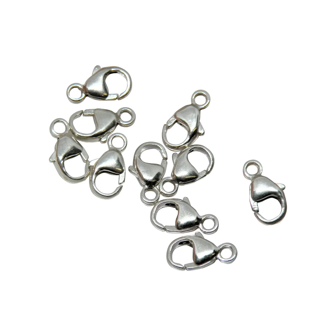 Karabinerverschluss Sterlingsilber 925, 7,8 mm 