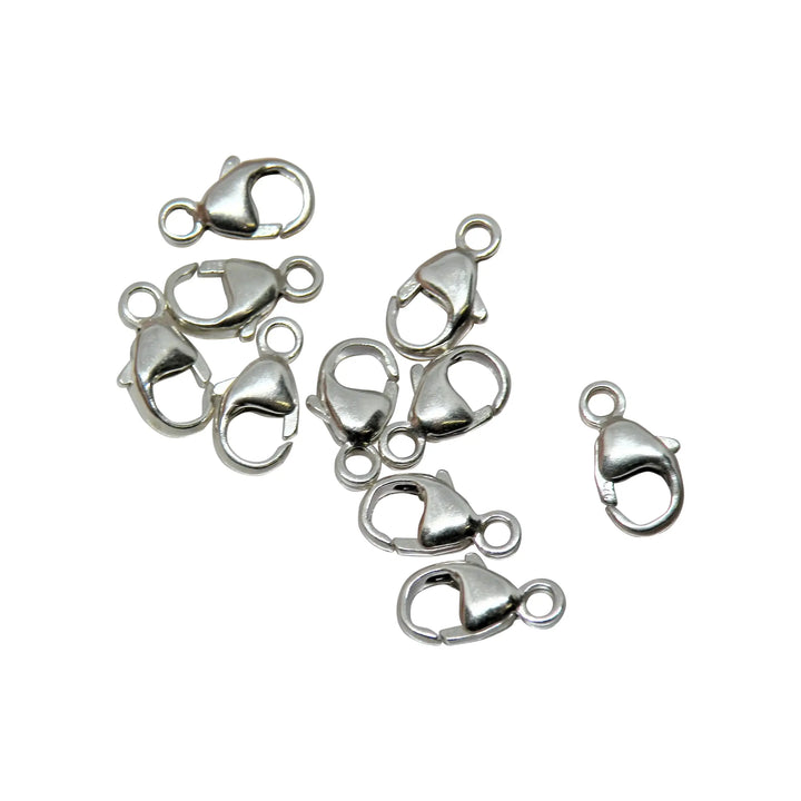 Karabinerverschluss Sterlingsilber 925, 7,8 mm 