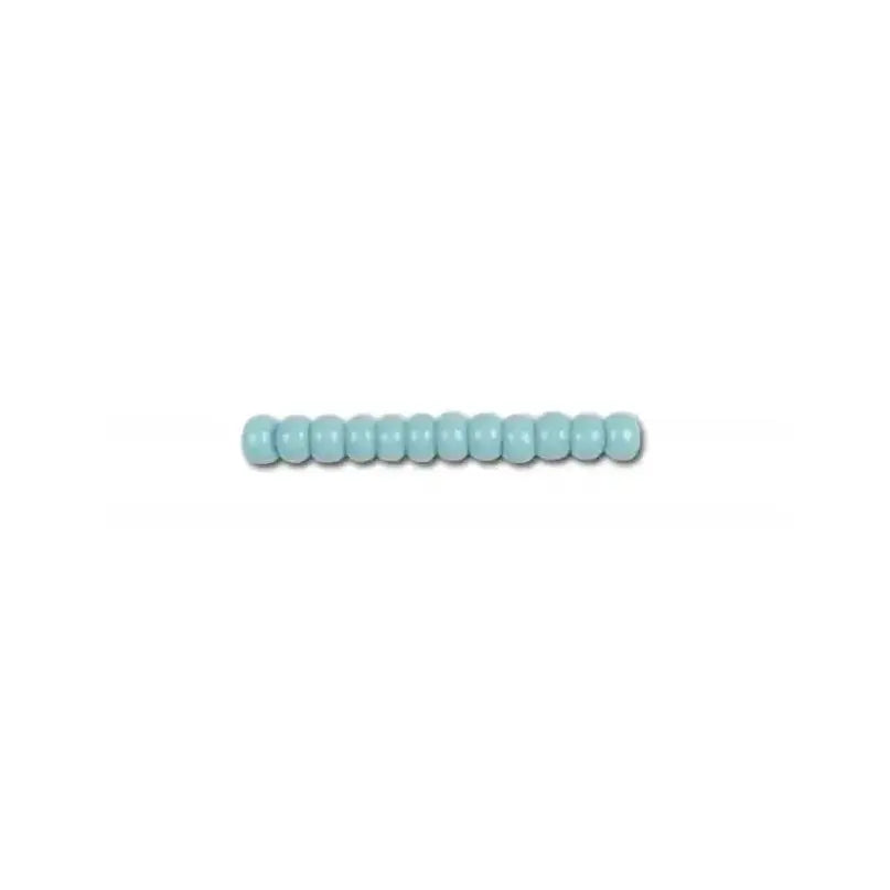 Blaue Glasperlen, Preciosa, undurchsichtiges Aquablau, Großeinkauf 
