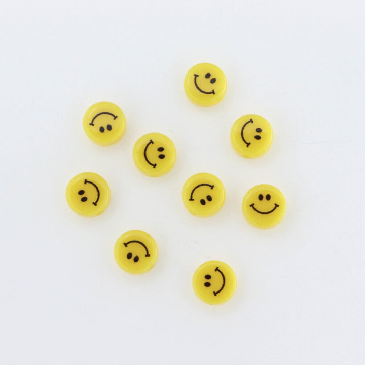 Find Perler, smiley, plastik, 8 x 5 mm hos Beadhouse of Copenhagen i dag, med en altid hurtig levering!