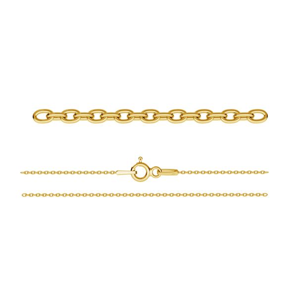 Find Armbånd, rund anker kæde, forgyldt sterlingsølv,16-18 cm/ 1 mm hos Beadhouse of Copenhagen i dag, med en altid hurtig levering!