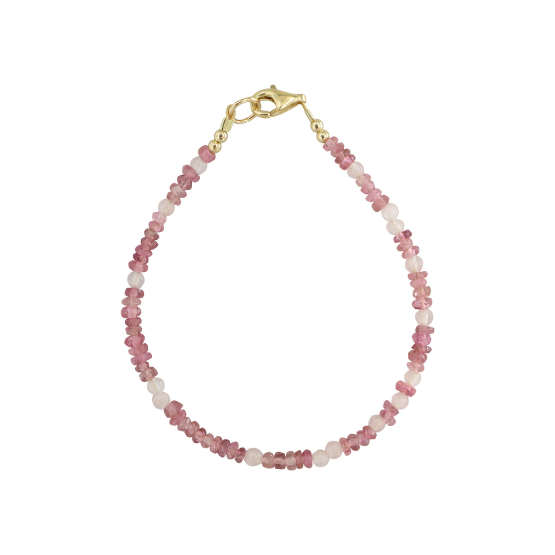 Find Armbånd, rosa halvædelsten, 16 - 18 cm hos Beadhouse of Copenhagen i dag, med en altid hurtig levering!