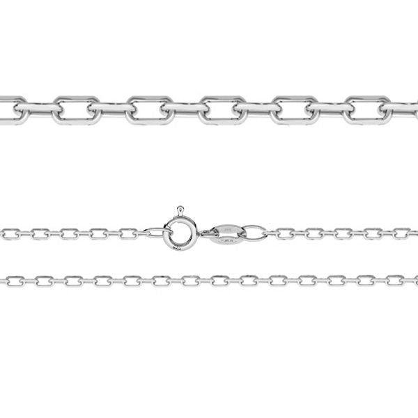 Find Halskæde, anker facet, sterlingsølv, 45-55 cm/2,1 mm hos Beadhouse of Copenhagen i dag, med en altid hurtig levering!