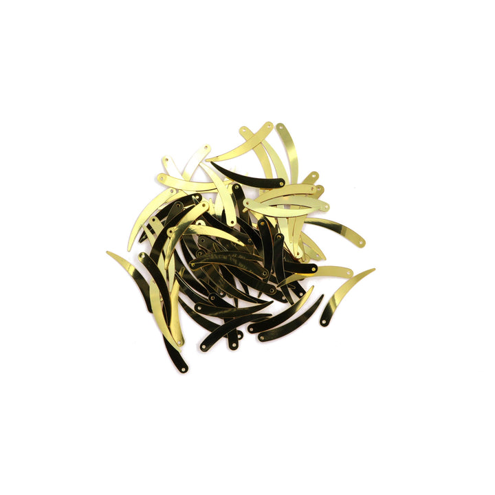 Palietter, aflange, 33x4mm, uden regnbueskær, flere varianter, 10-40g
