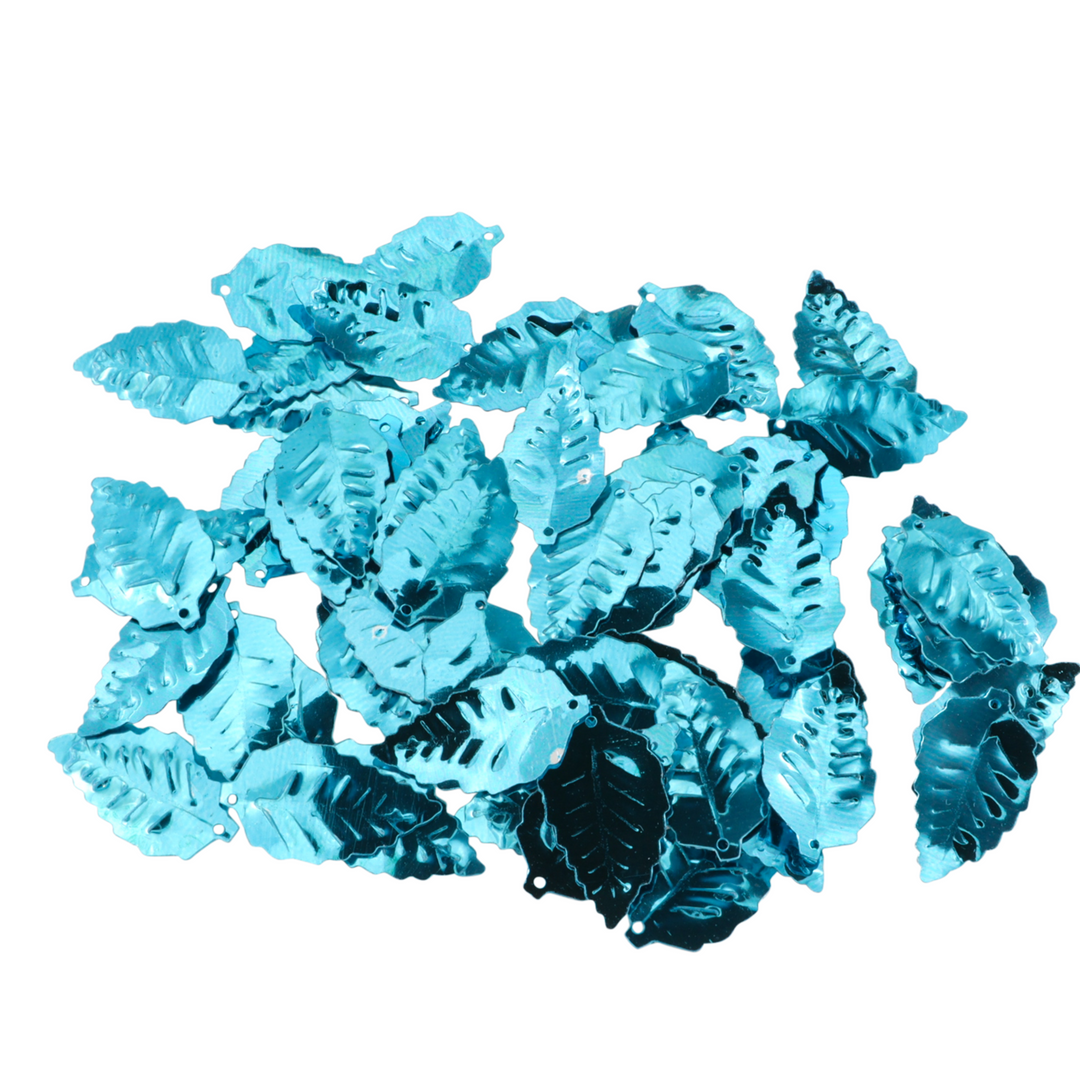 Palietter, blade, uden regnbueskær, flere varianter, 14x25mm, 10-40g Beadhouse of Copenhagen