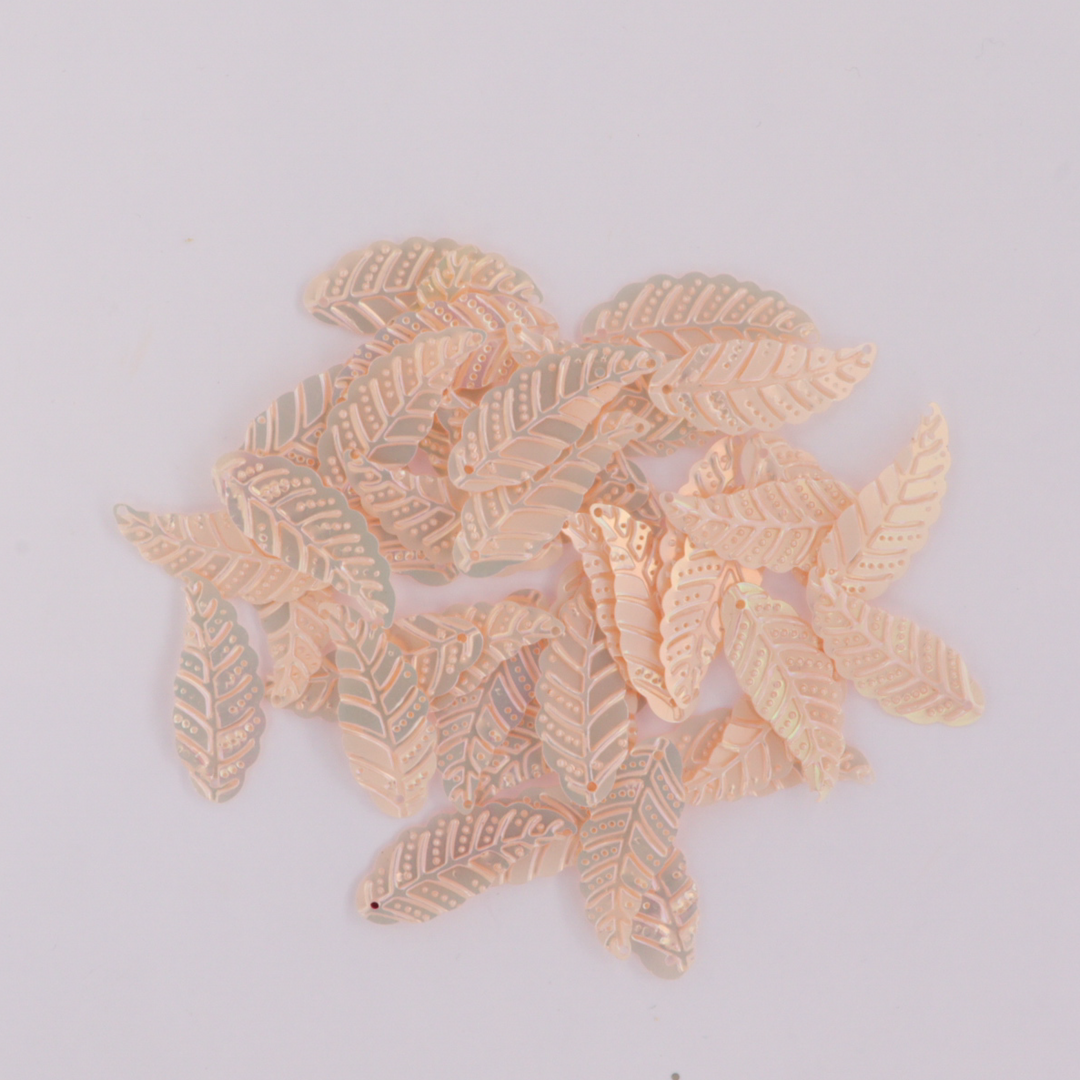 Pailletter, blade, uden regnbueskær, 11x30mm, 10-40g Beadhouse of Copenhagen