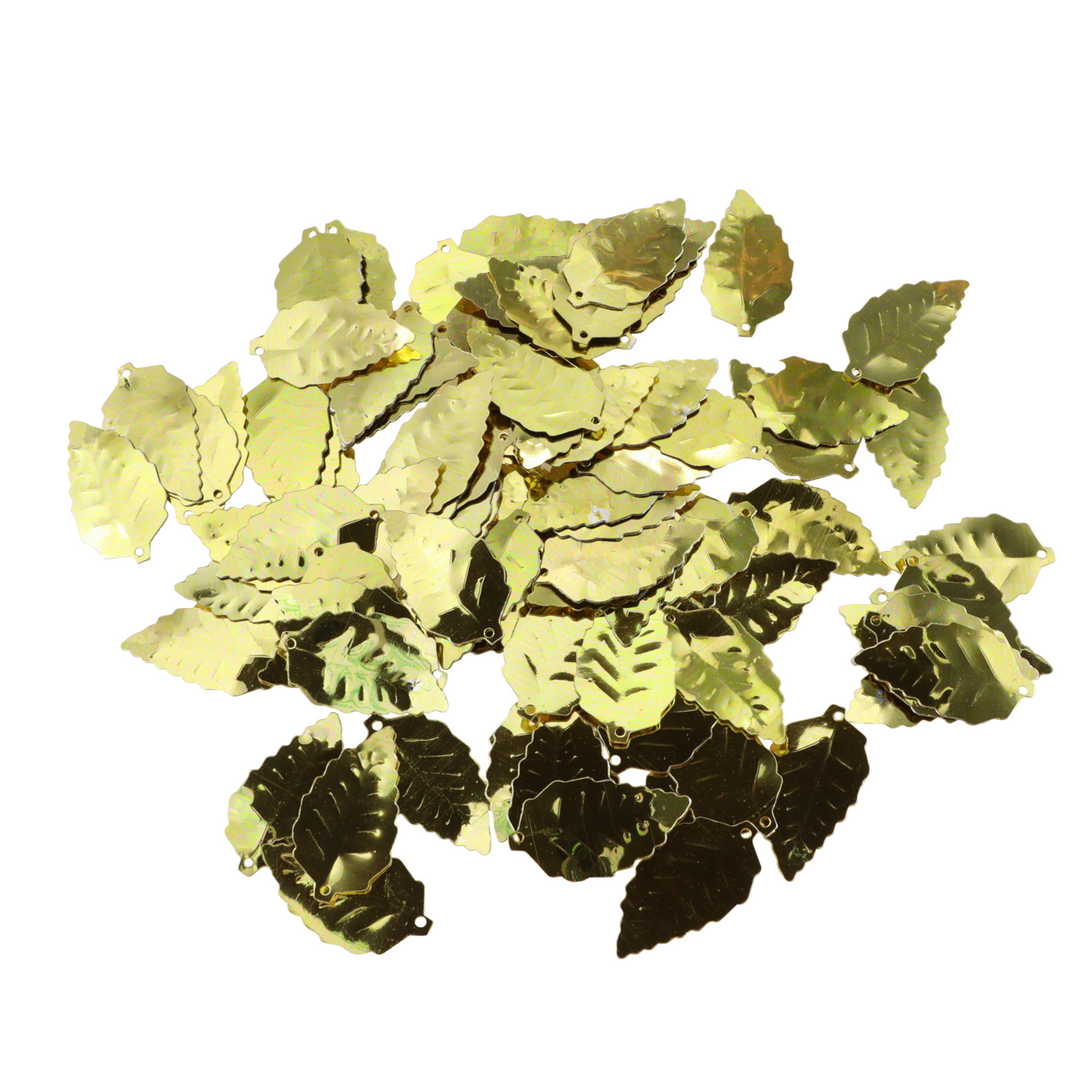 Palietter, blade, uden regnbueskær, flere varianter, 14x25mm, 10-40g Beadhouse of Copenhagen