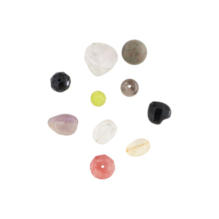 Find Smykkestensperler, mix af store smykkesten, 5-10 mm, 10 stk hos Beadhouse of Copenhagen i dag, med en altid hurtig levering!