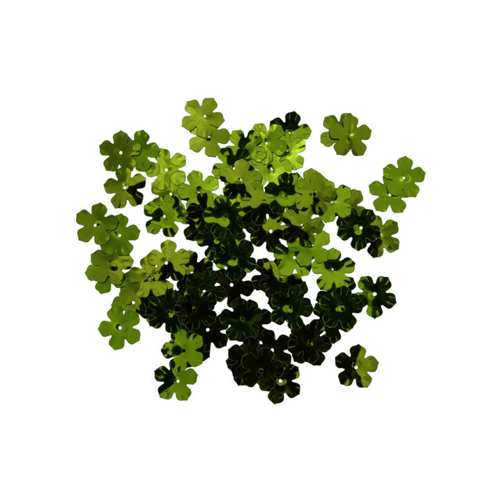 Pailletten, Blume, 13-24 mm, 10-40 g, ohne Regenbuse, mehrere Varianten