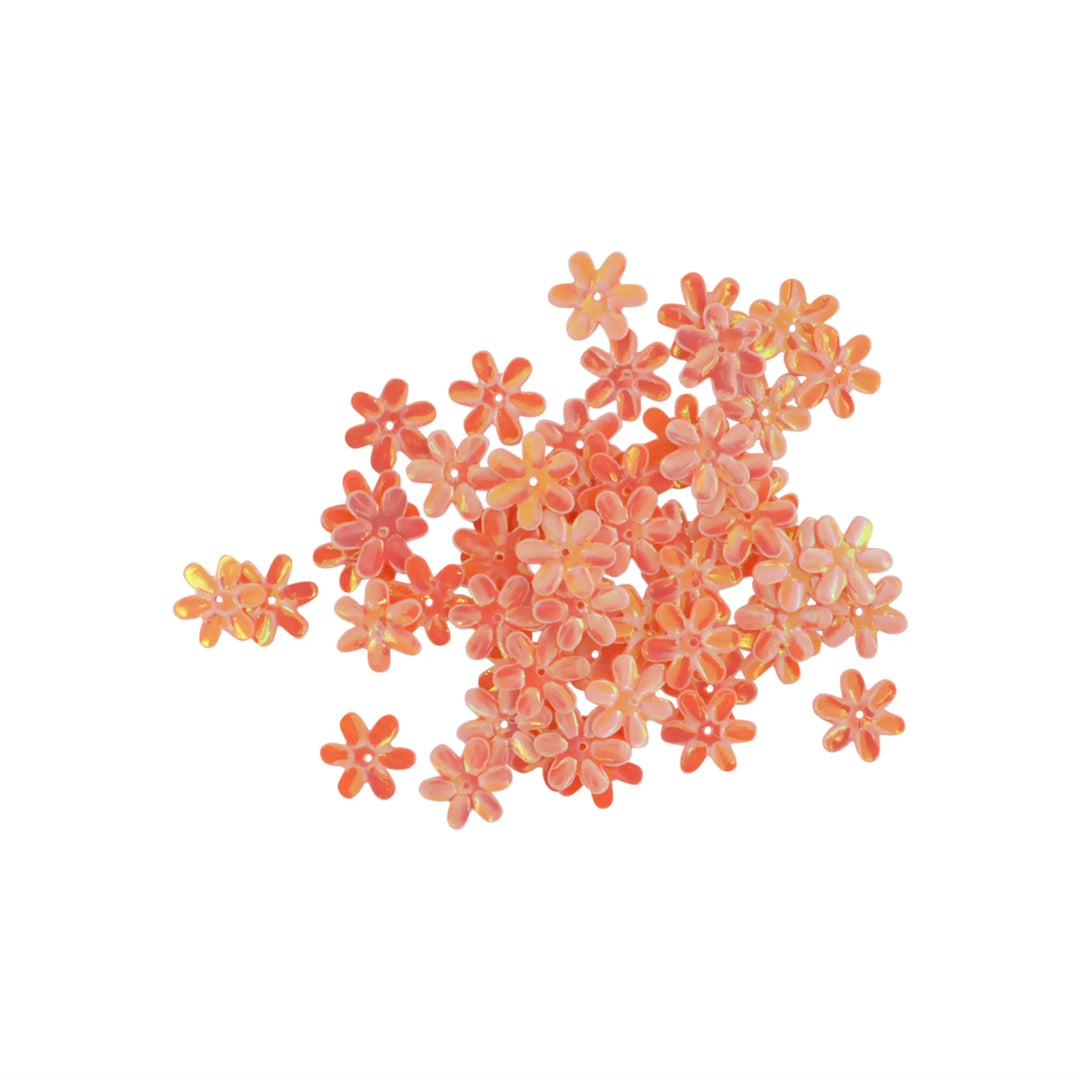 Pailletten, Blume, hart, 15–20 mm, 10–40 g, mit Regenbogenfunkeln, verschiedene Sorten Beadhouse von Kopenhagen