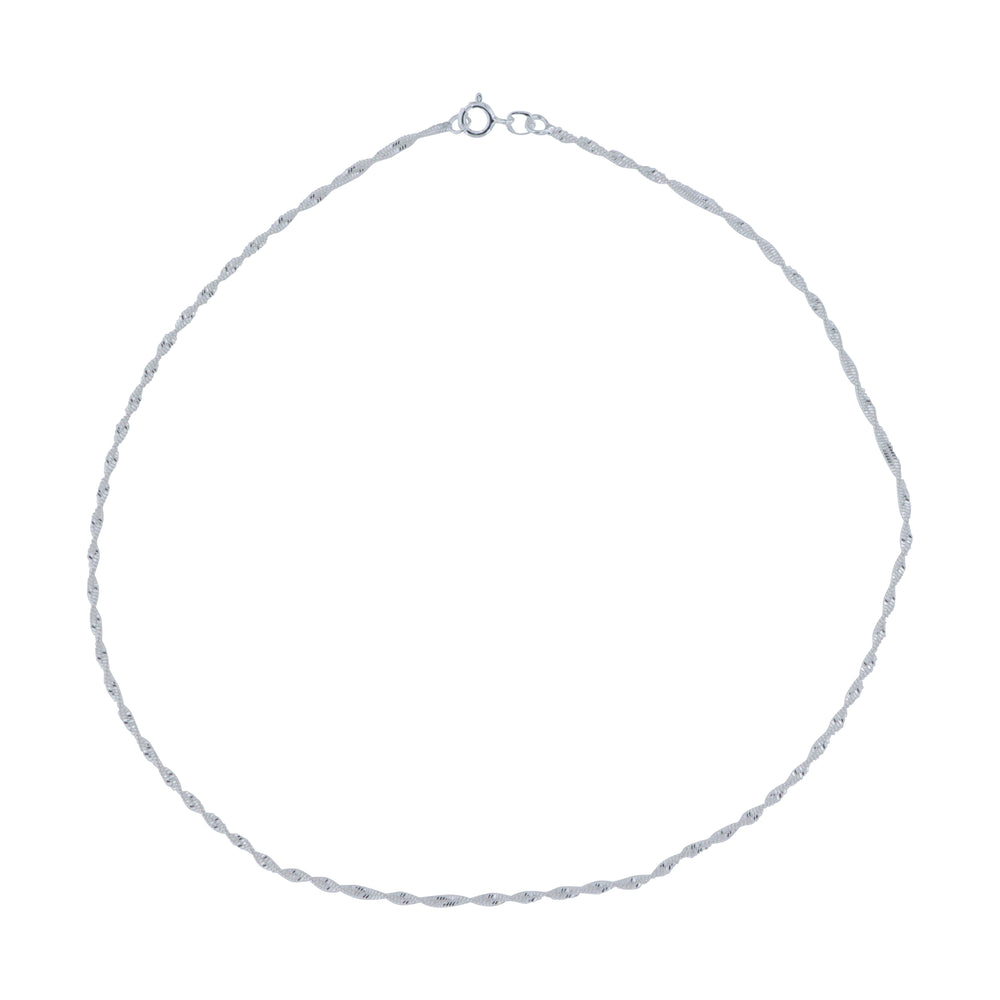 Find Halskæde, singapur kæde, sterlingsølv, 40 cm/2,1 mm hos Beadhouse of Copenhagen i dag, med en altid hurtig levering!