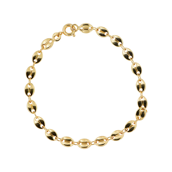 Find Armbånd, calabrote kæde, forgyldt messing, 17, 18 cm/4,7 mm hos Beadhouse of Copenhagen i dag, med en altid hurtig levering!