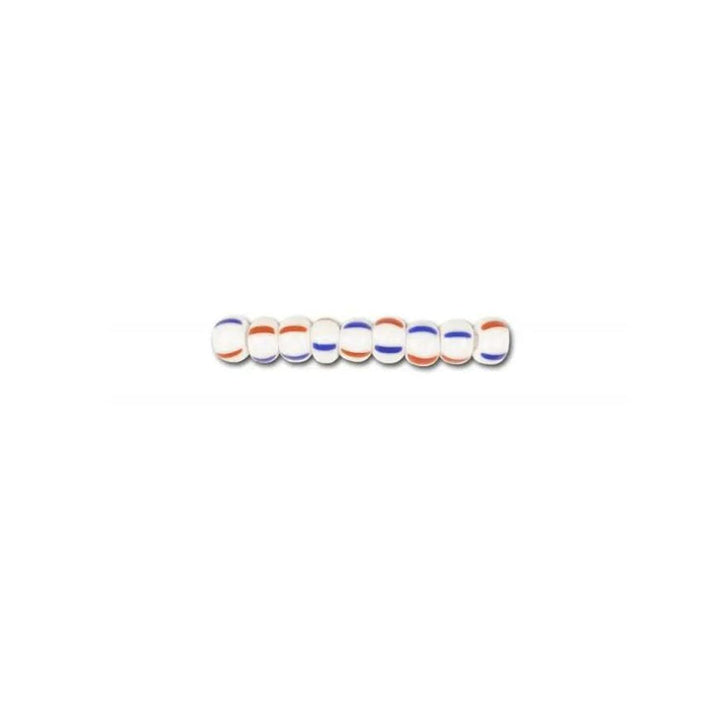 Finden Sie gestreifte Glasperlen, Preciosa, weiß/blau/rot gestreift in unserer großen Auswahl Preciosa Seed Beads bei Beadhouse von Kopenhagen heute. Denken Sie daran, dass der Versand ab 400 DKK kostenlos ist