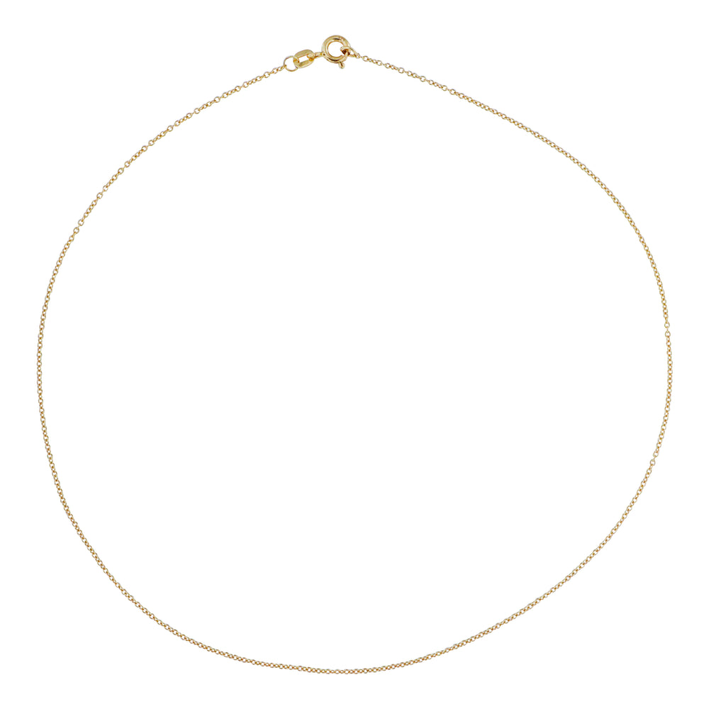 Find Halskæde, rund anker kæde, forgyldt sterlingsølv, 40-55 cm/1,8 mm hos Beadhouse of Copenhagen i dag, med en altid hurtig levering!