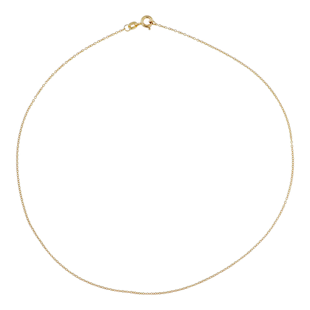 Find Halskæde, rund anker kæde, forgyldt sterlingsølv, 40-55 cm/1,8 mm hos Beadhouse of Copenhagen i dag, med en altid hurtig levering!
