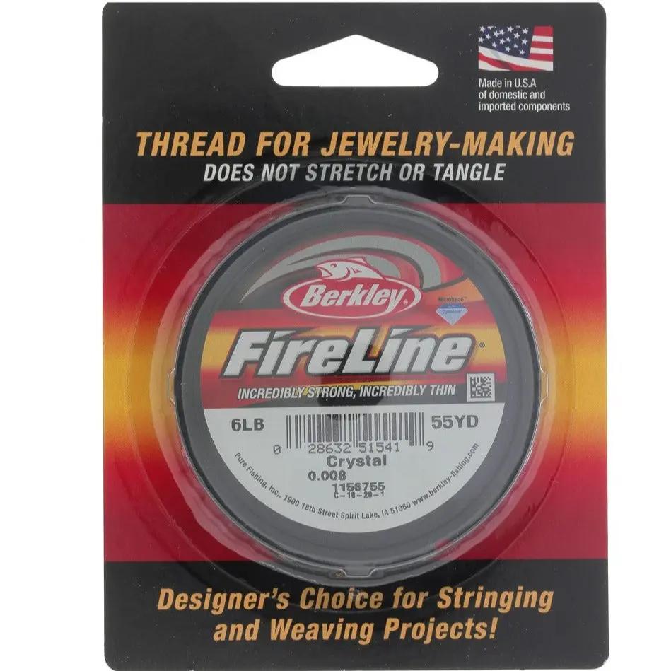 Fireline crystal, klar - 0.12 mm 50 meter på rulle 4lb Krea