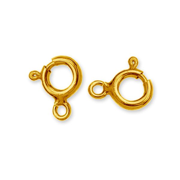Find Fjederlås, forgyldt sterlingsølv  5,0 mm. hos Beadhouse of Copenhagen i dag, med en altid hurtig levering!
