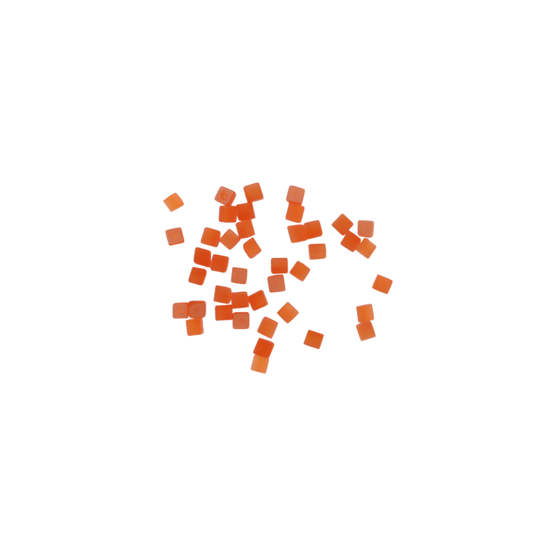 Find Glasfiberperler, firkantet, orange, 4x4 mm, 10 stk blandt vores store udvalg af  Diverse andre perler hos  Beadhouse of Copenhagen i dag. Husk gratis fragt over 400kr