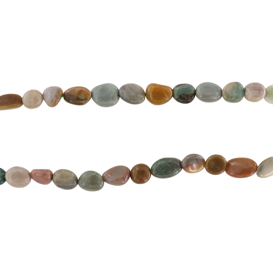 Find Smykkestensperler, string, mookait jaspis - 39 cm, ca 41 stk hos Beadhouse of Copenhagen i dag, med en altid hurtig levering!