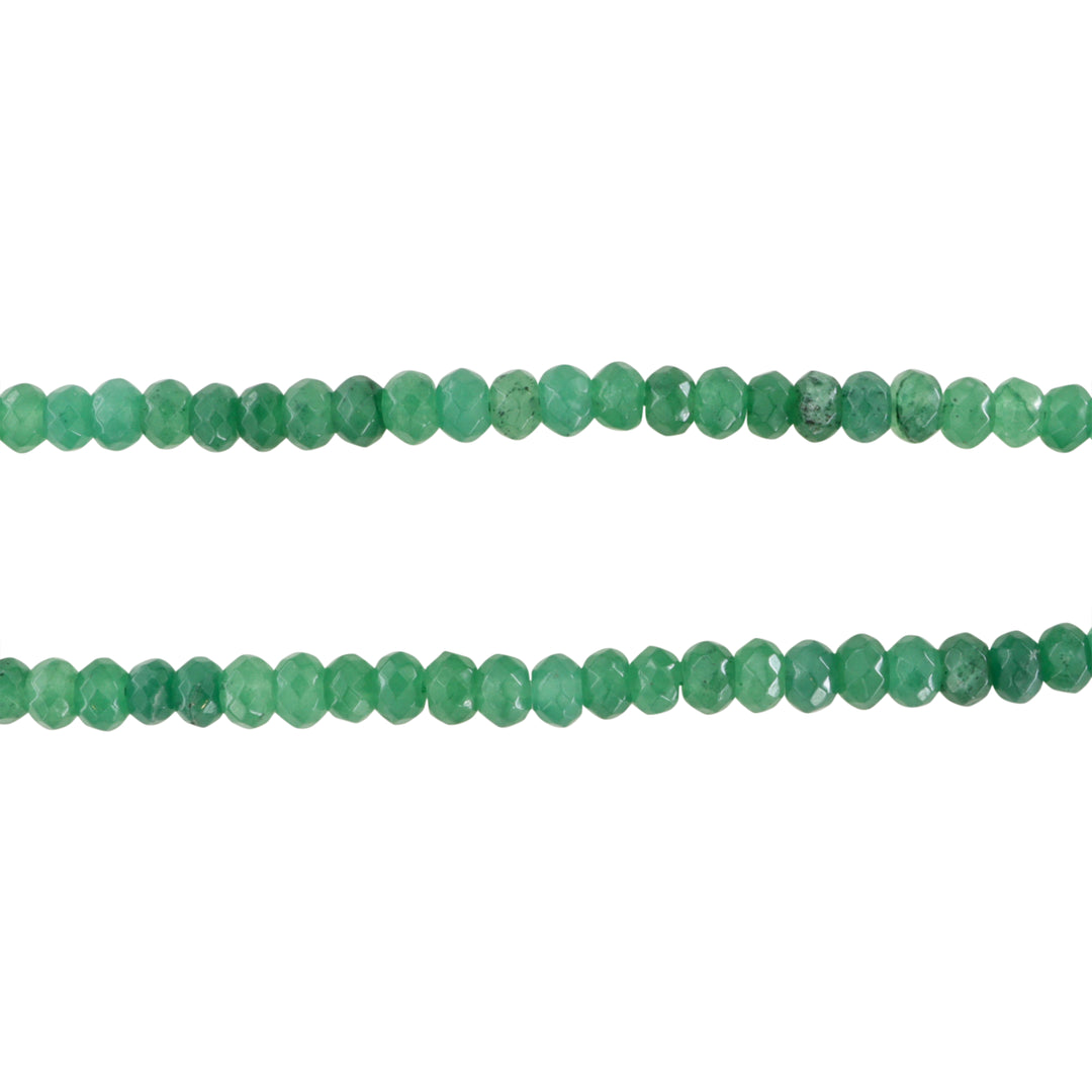 Find Smykkestensperler, string, jade, rondel facet - 37 cm, ca 74 stk hos Beadhouse of Copenhagen i dag, med en altid hurtig levering!