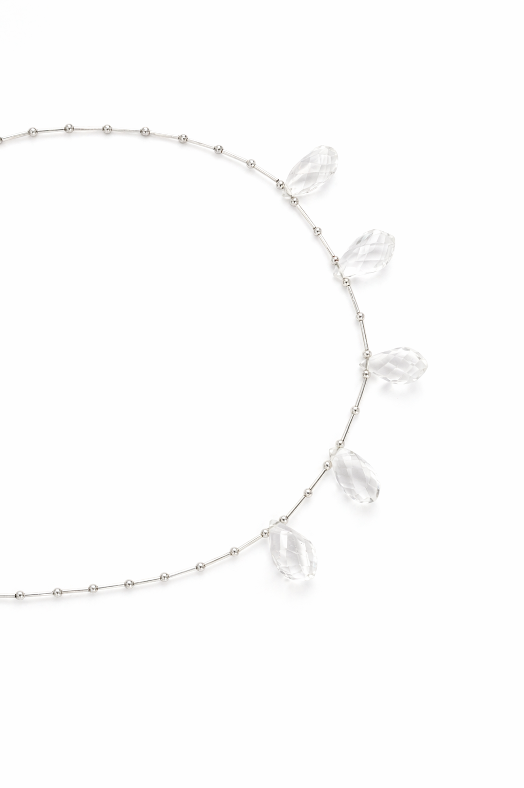 Find Halskæde, sterlingsølv, bjergkrystal, twistet dråbe, 42 cm blandt vores store udvalg af  Halskæder hos  Beadhouse of Copenhagen i dag. Husk gratis fragt over 400kr