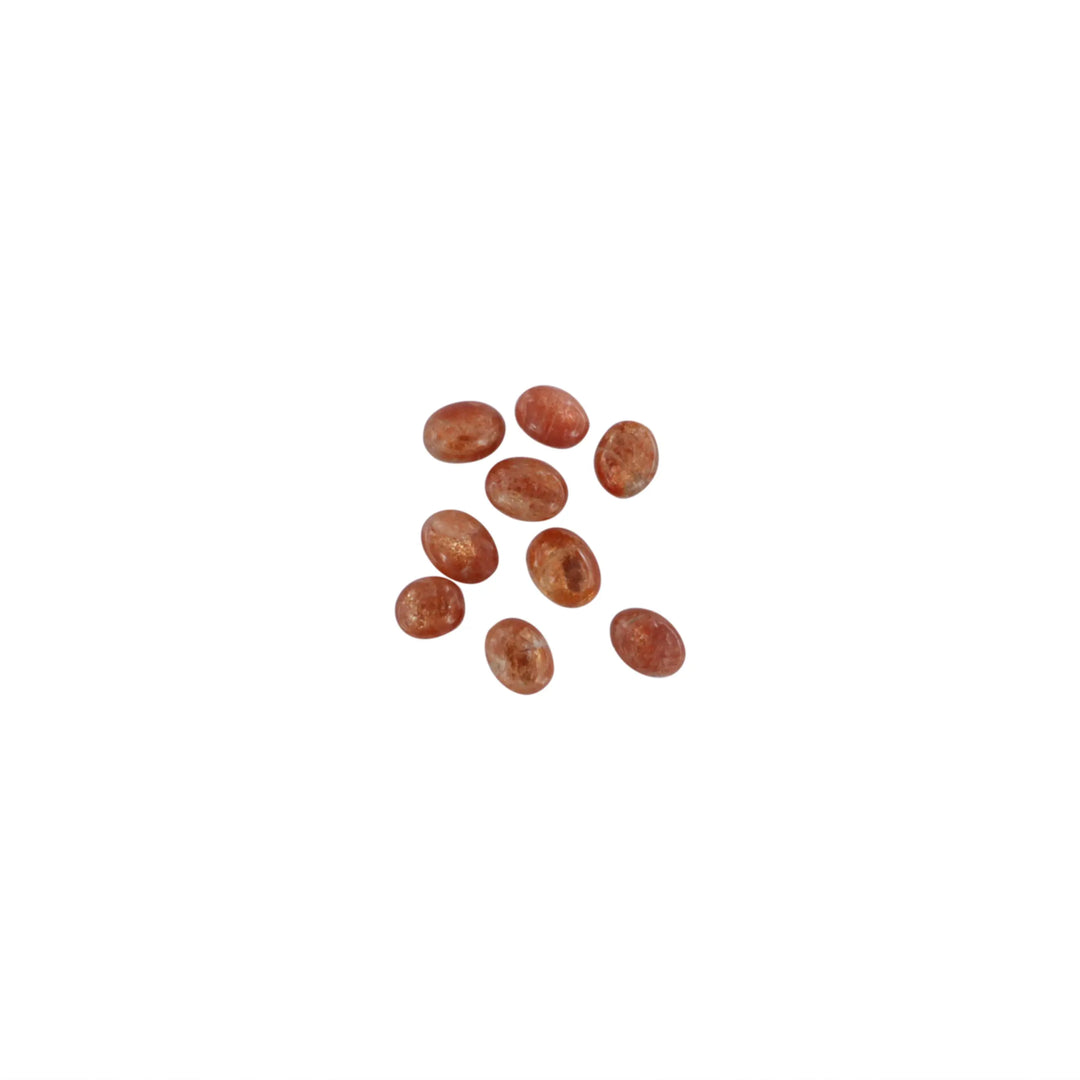 Cabochon, solsten, oval, 1-10stk flere varianter 