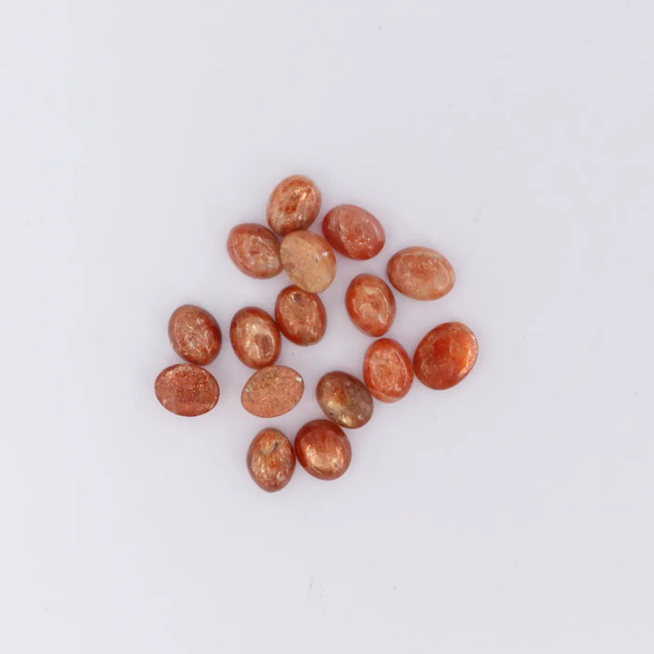 Cabochon, solsten, oval, 1-10stk flere varianter