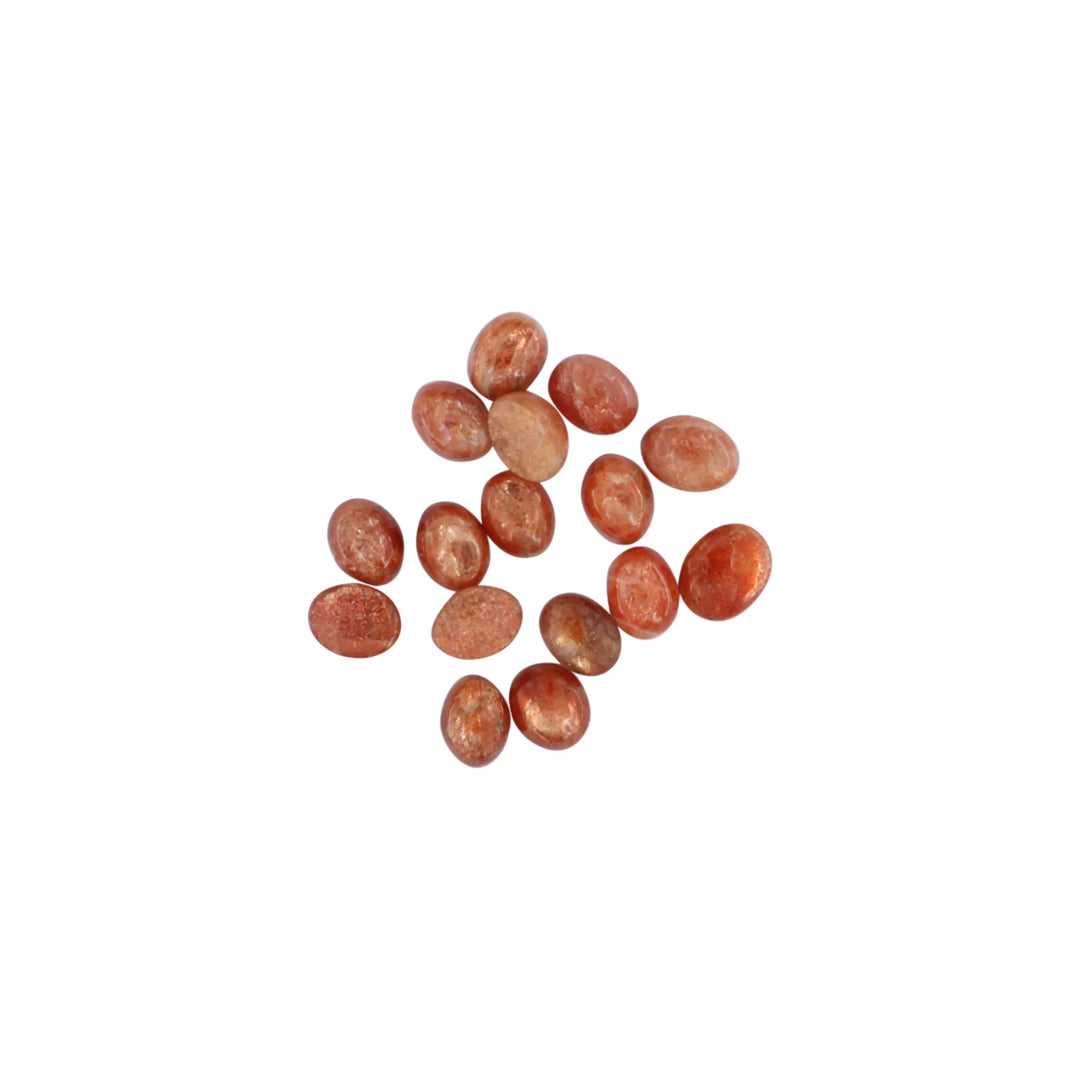 Cabochon, solsten, oval, 1-10stk flere varianter 