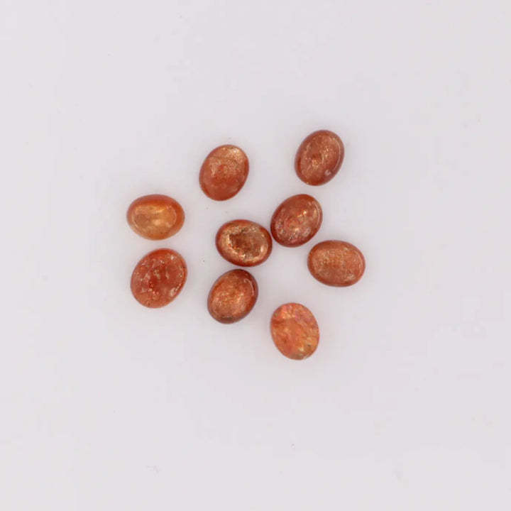 Cabochon, solsten, oval, 1-10stk flere varianter BOC