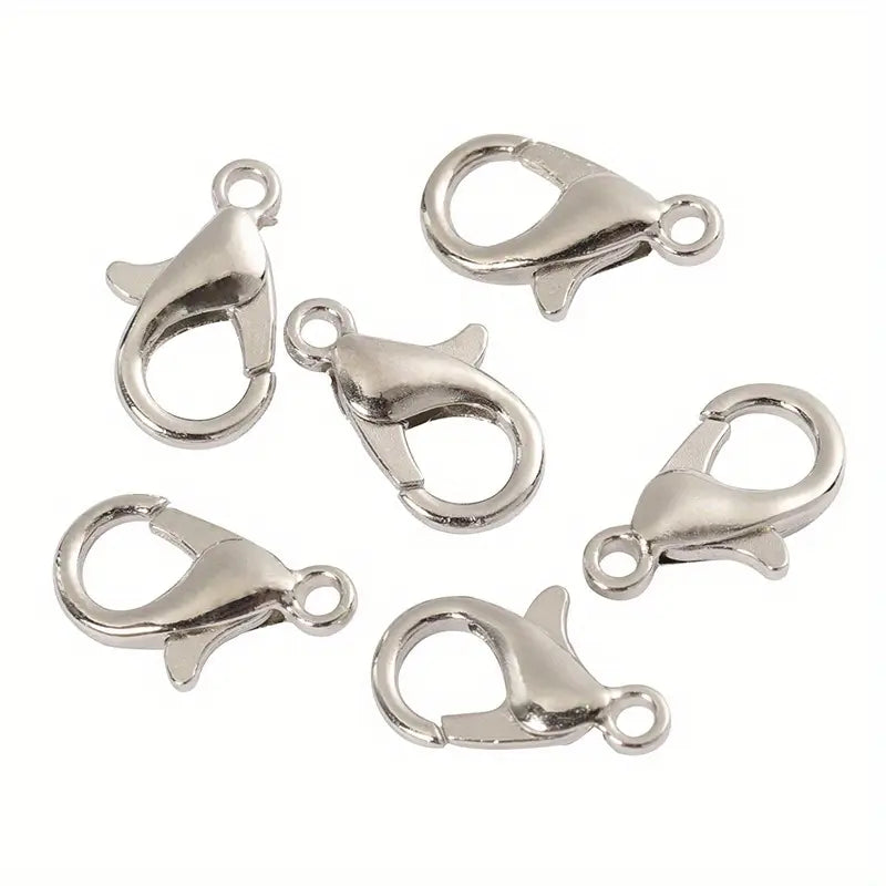 Køb Karabin lås, zamak forsølvet, 5x10mm hos Beadhouse, hurig levering, god service