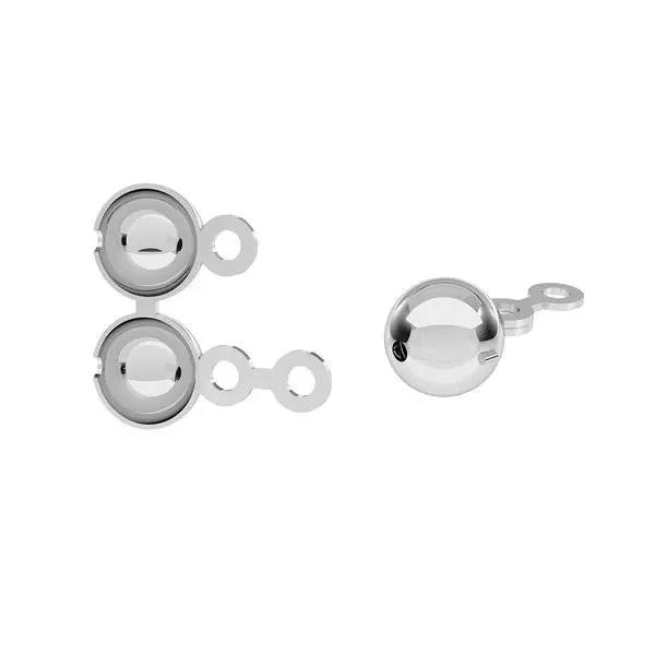 Knudeskjuler i sterlingsølv 5,5x11,7 mm Silveks