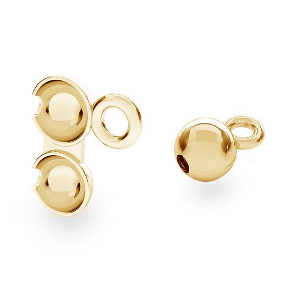 Find Knudeskjuler i forgyldt sterlingsølv 4x8,5 mm hos Beadhouse of Copenhagen i dag, med en altid hurtig levering!