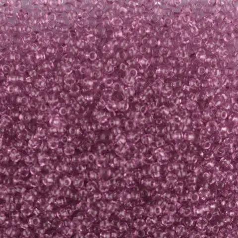 Lilla glasperler, preciosa, violet 2 dyed crystal, storkøb Preciosa