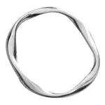 Vedhæng, twisted oval, forgyldt og forsølvet zamak Greece