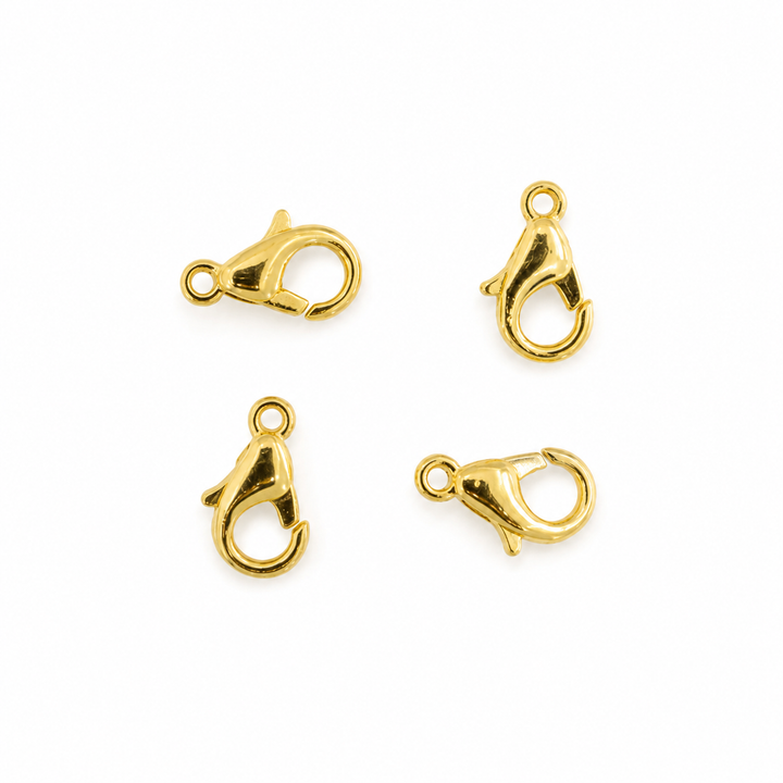 Finden Sie Karabinerverschluss aus vergoldetem Zamak – 5x10 mm „wasserdicht“ in unserer großen Auswahl an Schmuckteilen unter Beadhouse von Kopenhagen heute. Denken Sie daran, dass der Versand ab 400 DKK kostenlos ist