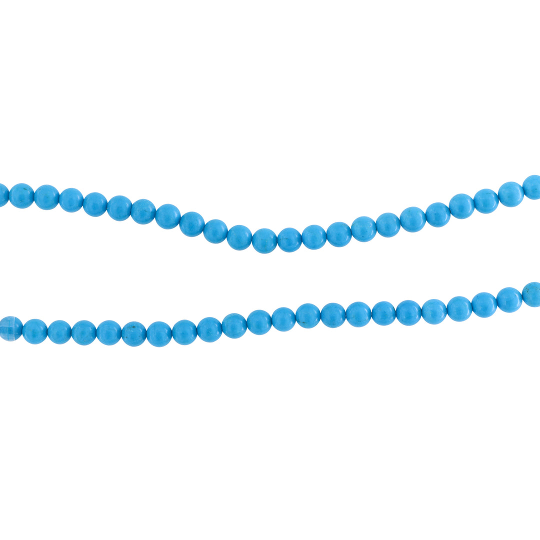 Find Smykkestensperler, string, turkis pasta rund, 39 cm/6 mm, storkøb hos Beadhouse of Copenhagen i dag, med en altid hurtig levering!