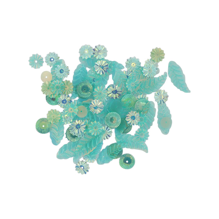 Pailletten, gemischte Pailletten, 10–40 g, verschiedene Sorten 