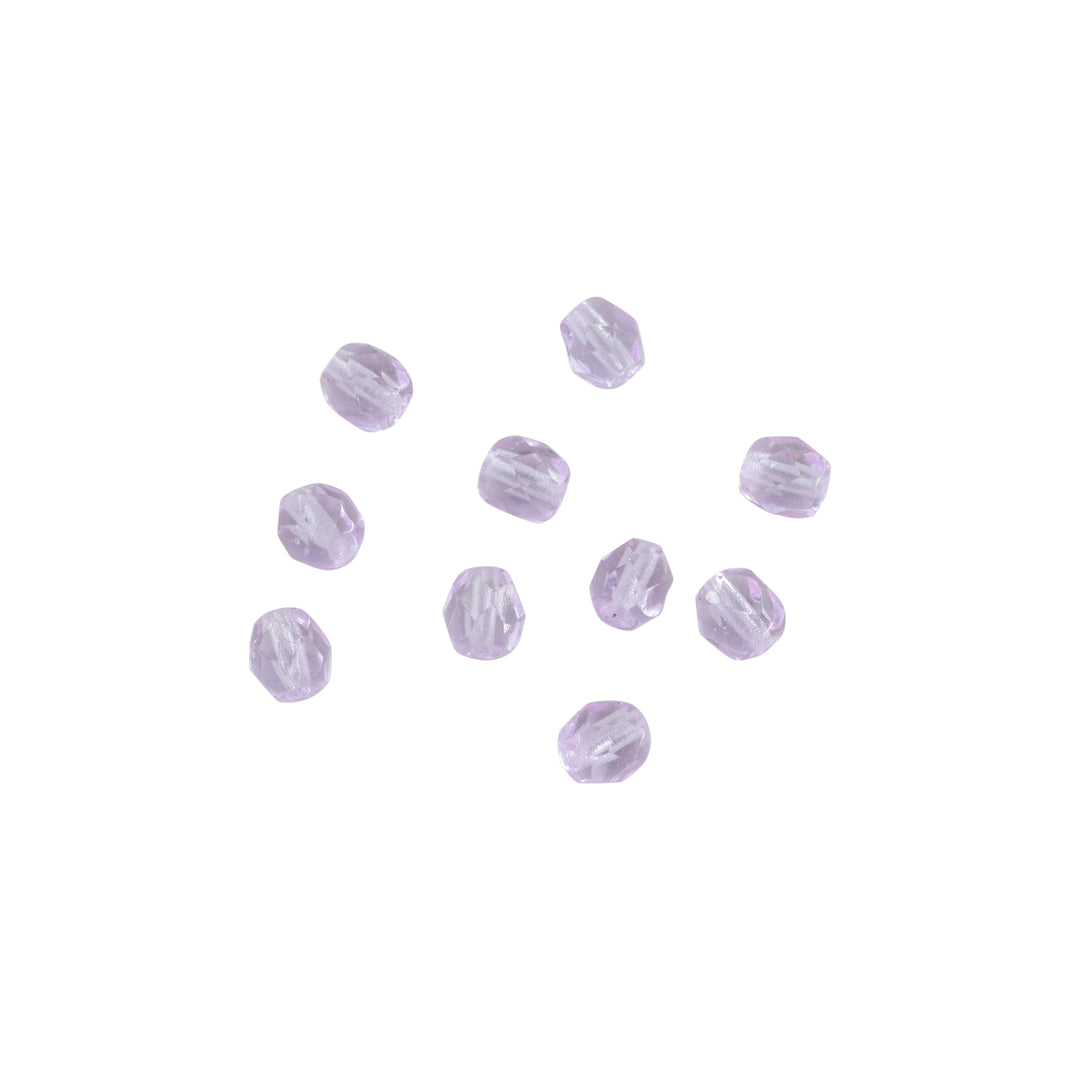 Find Krystalperler, preciosa beads, rund facetteret, glas, 5 mm - flere farver hos Beadhouse of Copenhagen i dag, med en altid hurtig levering!