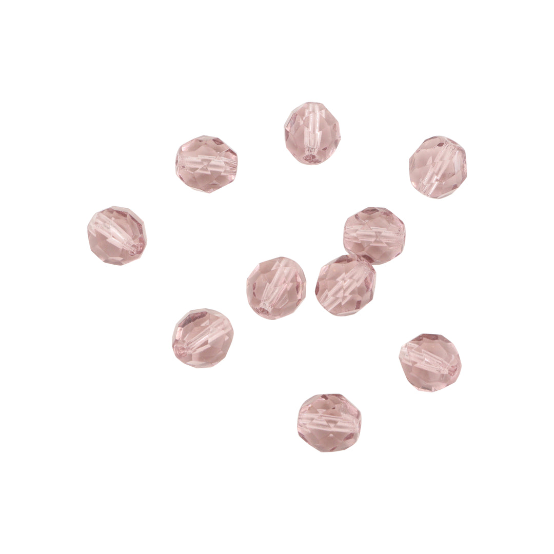 Find Krystalperler, preciosa beads, rund facetteret, glas, 8 mm - flere farver hos Beadhouse of Copenhagen i dag, med en altid hurtig levering!
