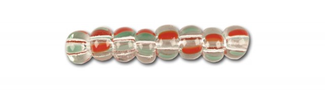 Find Stribede glasperler, preciosa, klar/rød/grøn transparent stribet hos Beadhouse of Copenhagen i dag, med en altid hurtig levering!