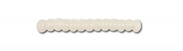 Hvide glasperler, preciosa, alabaster white, storkøb Preciosa