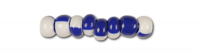 Find Multifarvede glasperler, preciosa, white and blue harlequin hos Beadhouse of Copenhagen i dag, med en altid hurtig levering!