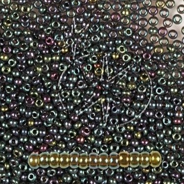 Find Metalliske glasperler, preciosa, dark topaz bronze-green iris, storkøb hos Beadhouse of Copenhagen i dag, med en altid hurtig levering!