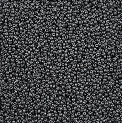 Grå glasperler, preciosa, permalux bright grey, storkøb Preciosa