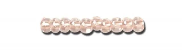 Orange glasperler, preciosa, colour lined salmon pearl crystal sfinx, storkøb Preciosa