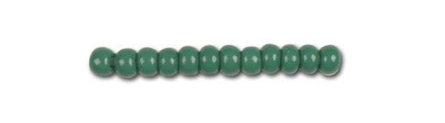 Find Grønne glasperler,  preciosa, natural opaque dark green, storkøb hos Beadhouse of Copenhagen i dag, med en altid hurtig levering!