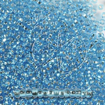 Find Blå glasperler, preciosa, silverlined aquamarine, storkøb hos Beadhouse of Copenhagen i dag, med en altid hurtig levering!
