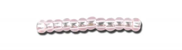 Lilla glasperler, preciosa, silverlined transparent light violet Preciosa