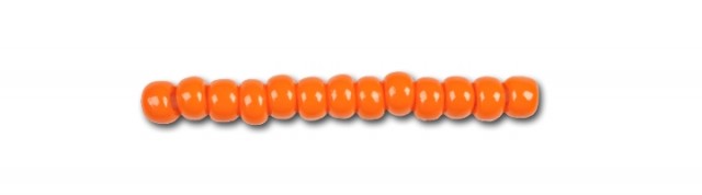 Find Orange glasperler, preciosa,  natural opaque dark orange, storkøb hos Beadhouse of Copenhagen i dag, med en altid hurtig levering!