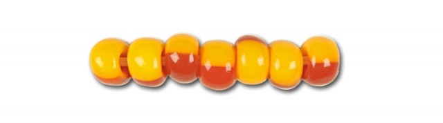 Find Multifarvede glasperler, preciosa, red and orange harlequin hos Beadhouse of Copenhagen i dag, med en altid hurtig levering!